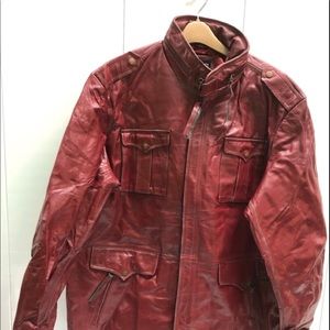 Schott NYC Destress Leather Jacket